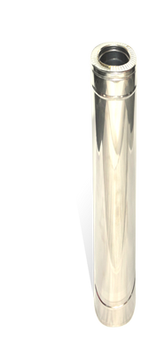 Версія-Люкс (Кривий-Ріг) Труба, н/н, 1м, товщиною 0,8 мм, діаметр 125мм 1063729736 фото