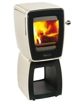 Чавунна піч Dovre Vintage 30 WB/E8 емаль бежева - 5 кВт Vintage 30 WB/E8 эмаль фото