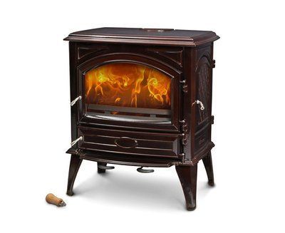 Чугунная мульти печь Dovre 640 GM/E6 коричневая майолика эмаль- 9 кВт 640 GM/E6 эмаль фото