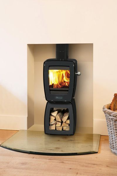 Чугунная печь Dovre Vintage 30 WB/E10 эмаль глянцевый черный - 5 кВт Vintage 30 WB/E10 эмаль фото