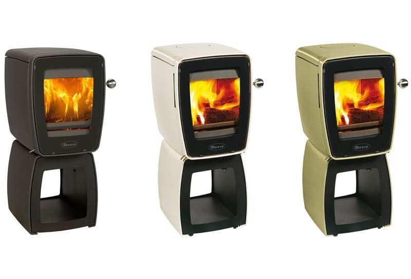 Чугунная печь Dovre Vintage 30 WB/E10 эмаль глянцевый черный - 5 кВт Vintage 30 WB/E10 эмаль фото