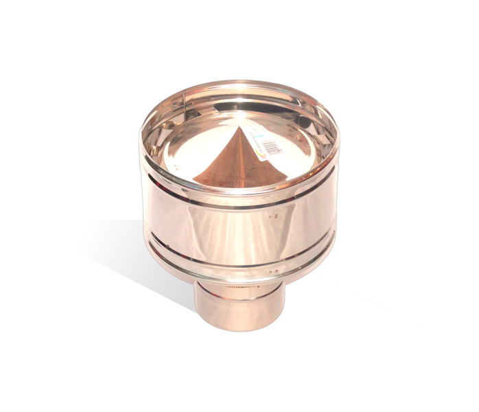 Версия-Люкс (Кривой-Рог) Дефлектор из нержавейки 0,5 мм, диаметр 100мм 1063731143 фото
