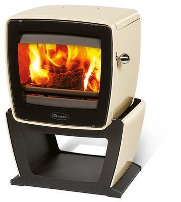 Чавунна піч Dovre Vintage 35 CR/E8 емаль бежева - 7 кВт Vintage 35 CR/E8 эмаль фото