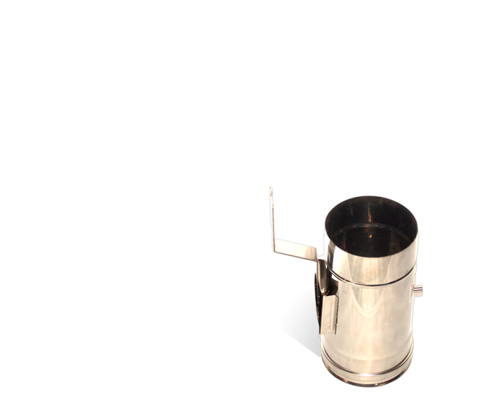 Версія-Люкс (Кривий-Ріг) Регулятор тяги з нержавіючої сталі 0,5 мм, діаметр 100мм 1063730856 фото