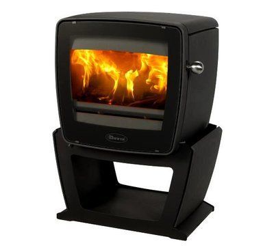 Чавунна піч Dovre Vintage 35 CR/E10 емаль глянцевий чорний - 7 кВт Vintage 35 CR/E10 эмаль фото