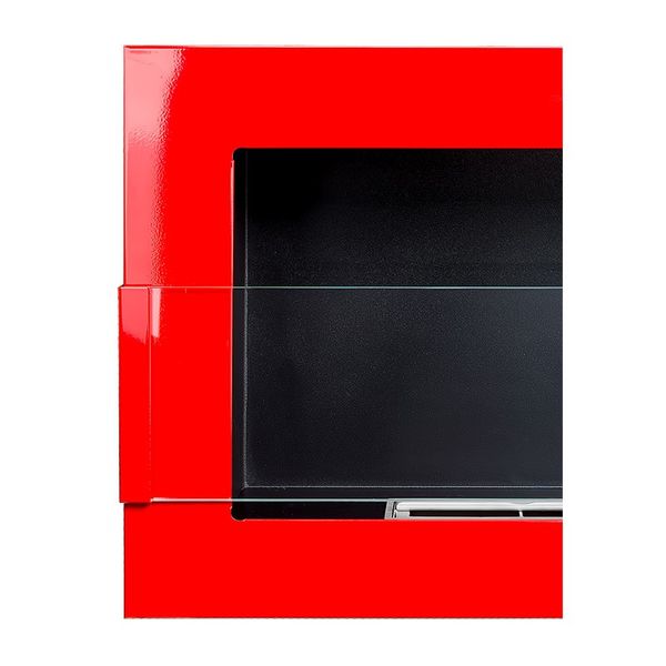 Біокамін Nice-House 900x400 мм-червоний глянець з стеклои Nice-House 900x400 фото
