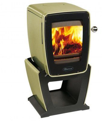 Чавунна піч Dovre Vintage 30 CR/E9 емаль оливковий зелений - 5 кВт Vintage 30 CR/E9 эмаль фото