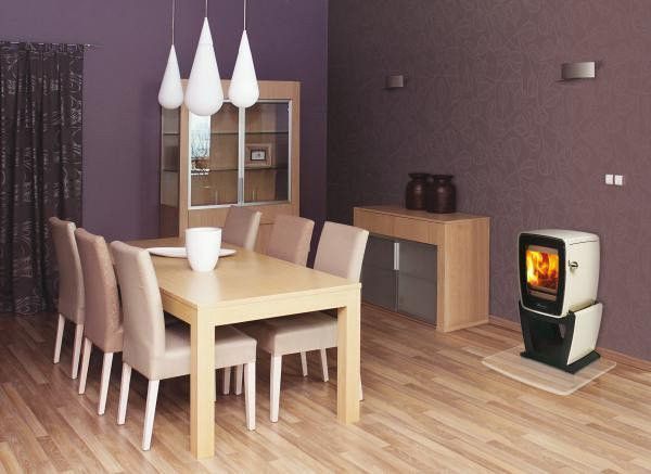 Чугунная печь Dovre Vintage 30 CR/E9 эмаль оливковый зеленый - 5 кВт Vintage 30 CR/E9 эмаль фото