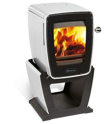 Чавунна піч Dovre Vintage 30 CR/E12 емаль біла - 5 кВт Vintage 30 CR/E12 эмаль фото