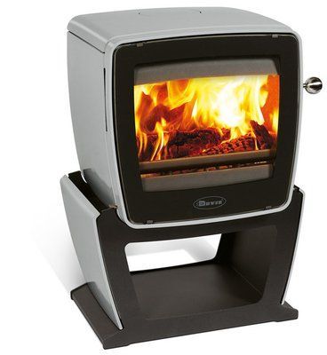 Чавунна піч Dovre Vintage 30 CR/E14 емаль світло сіра - 5 кВт Vintage 30 CR/E14 эмаль фото