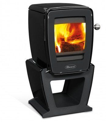 Чавунна піч Dovre Vintage 30 CR/E10 емаль глянцевий чорний - 5 кВт Vintage 30 CR/E10 эмаль фото