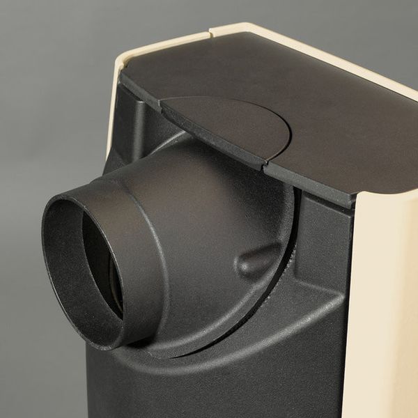 Чугунная печь Dovre Sense 203/E14 светло серая эмаль - 7 кВт Sense 203/E14 эмаль фото
