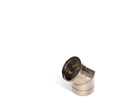 Версия-Люкс (Кривой-Рог) Колено 45, нержавейка, толщиной 0,8 мм, диаметр 100мм 1063730032 фото