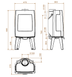 Чугунная печь Dovre Sense 103 - 7 кВт Dovre Sense 103 фото 4