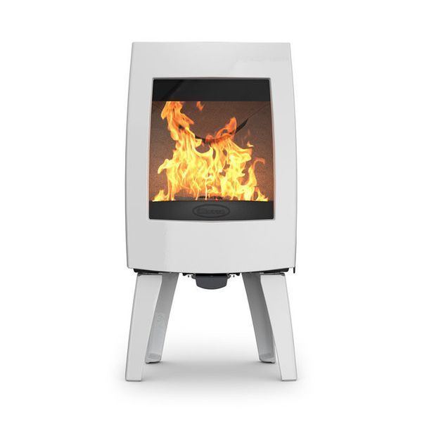 Чугунная печь Dovre Sense 300/E14 эмаль светло серая - 9 кВт 300/E14 эмаль фото