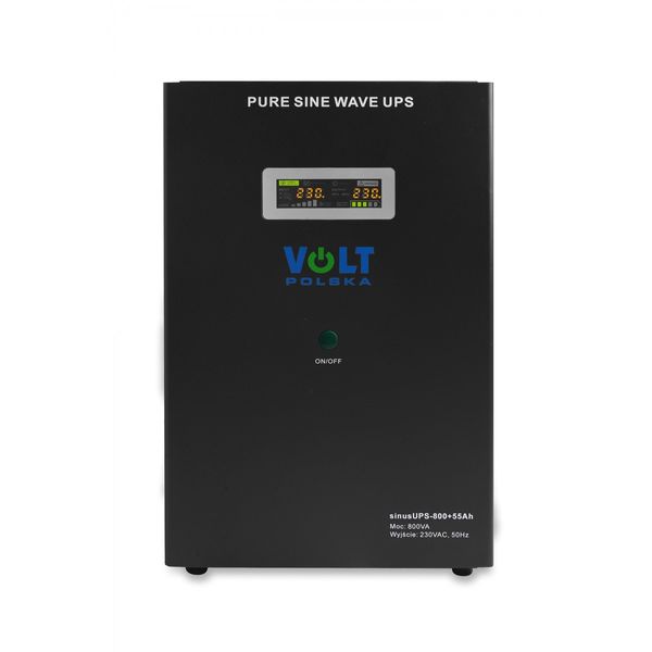 Комплект резервного живлення для котла та побутової техніки Volt Sinus 800+ акумулятор 55 А·год 12 В 500 W/800 Вт Volt Sinus 500 фото