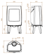 Чугунная печь Dovre Sense 300/E10 глянцево черная эмаль - 9 кВт 300/E10 эмаль фото 4