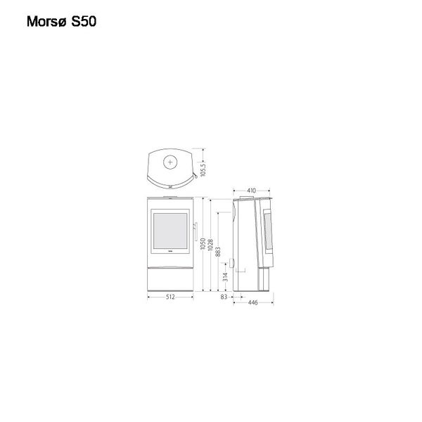 Печь стальная Morso S50 Печь Morso S50 фото