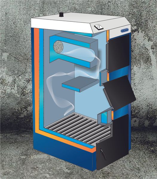Твердопаливний котел Корді АОТВ 16 СТ - термо-стандарт сталь 6 мм (16 кВт) АОТВ 16 СТ фото