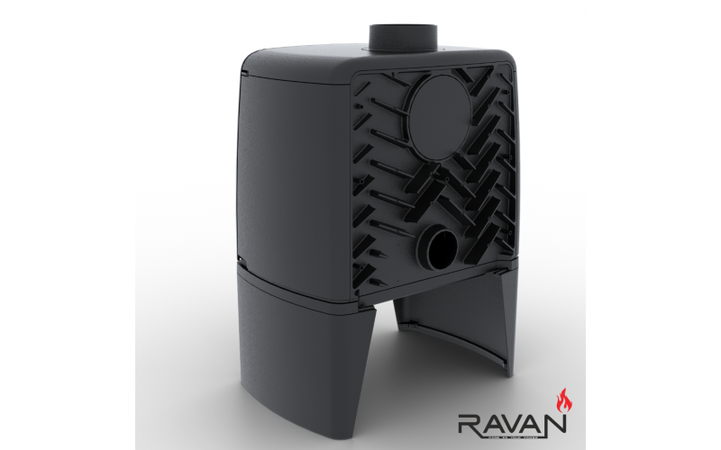 Чавунна піч-камін на дровах Ravan Tenesi 14 кВт Ravan Tenesi  фото