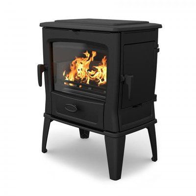 Чугунная мульти печь Dovre TAI 45M/E10 эмаль глянцевый черный - 9 кВт TAI 45M/E10 эмаль фото