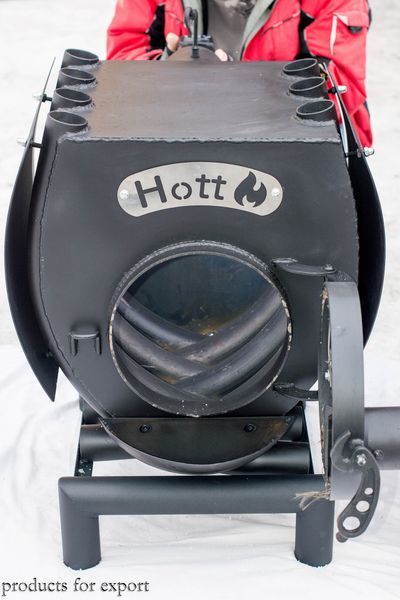 Печь Hott (хотт) с варочной поверхностью «02» -18 кВт-400 м3 хотт 02 фото