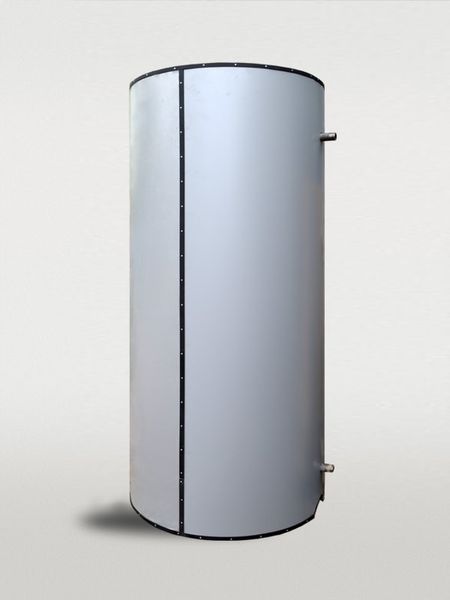 Теплоакумулятор ТА-10 - 240 с верхмим теплообмінником з чорної сталі ТА-10- 240 фото