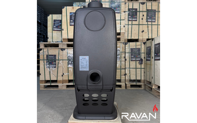 Чугунная дровяная печь-камин Ravan Incorta Pro 14 кВт  Ravan Incorta Pro  фото