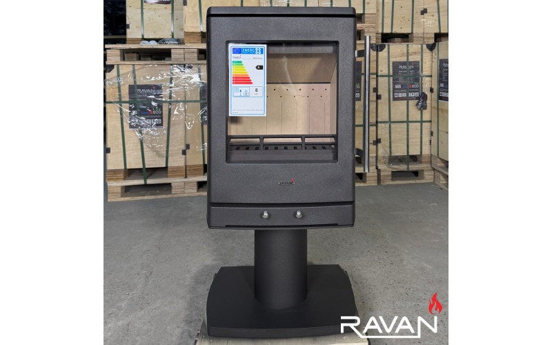 Чугунная дровяная печь-камин Ravan Krono 8 кВт Ravan Incorta Pro фото