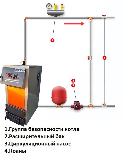shema podlkuchenia kotla holmova 2 F